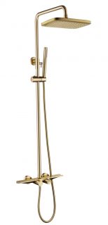 Душевая система с термостатом Grocenberg GB7038MG Матовое золото